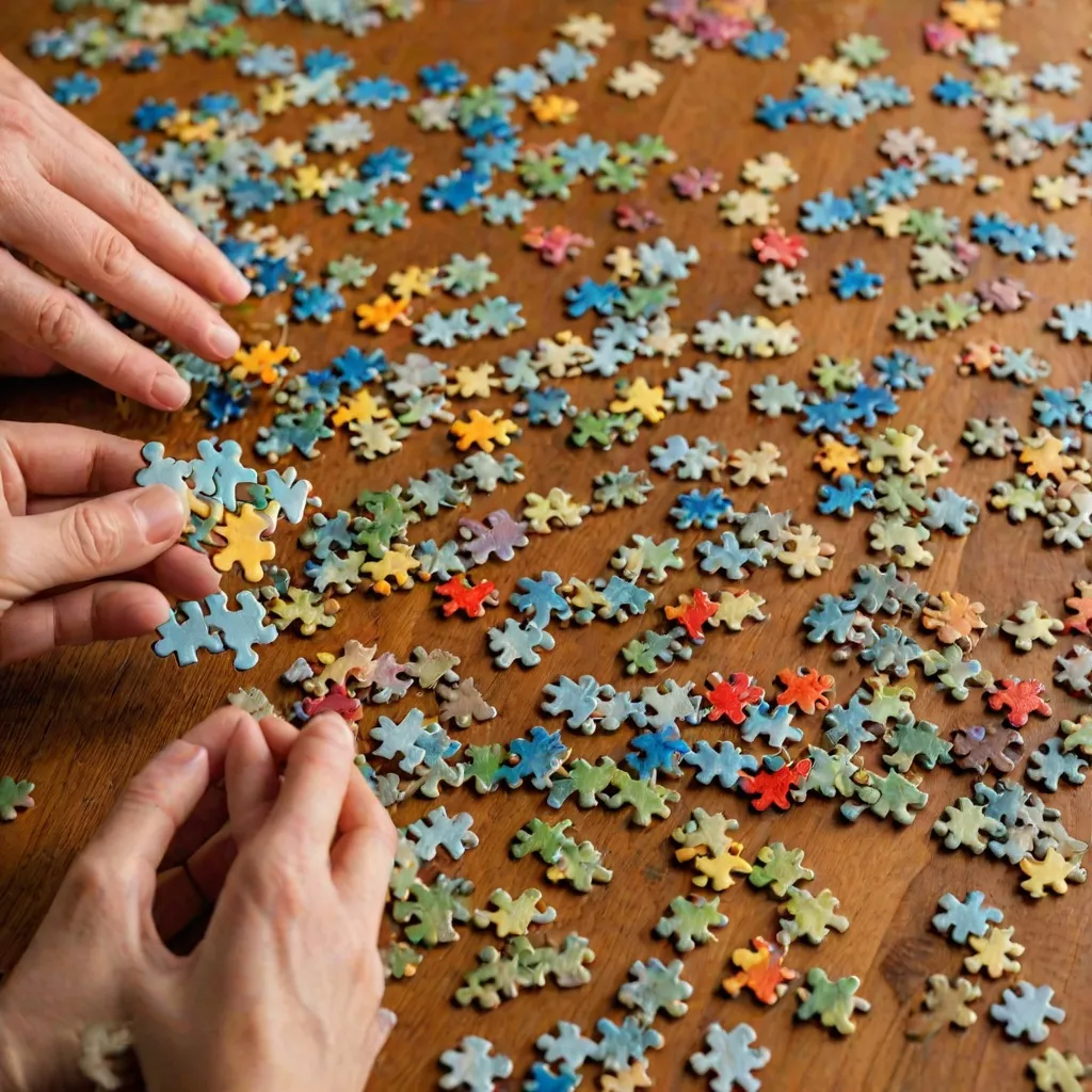 Układanie puzzle jako sposób na relaks i rozwijanie koncentracji